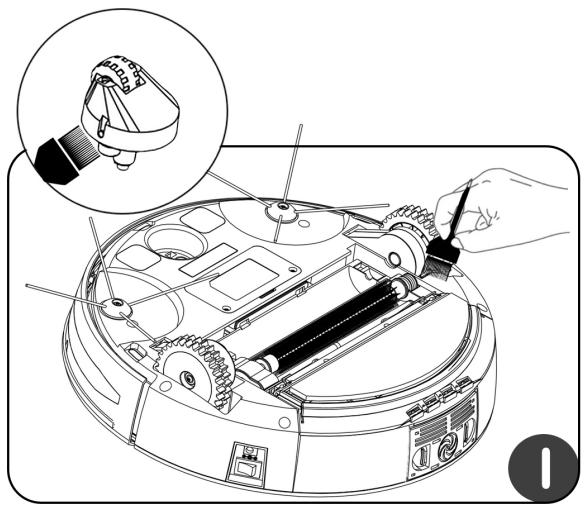EZICLEAN E.ZiCLEAN TORNADE - NETTOYAGE DE LA ROUE DIRECTIONNELLE AVANT ET ROUES LATERALES - 2