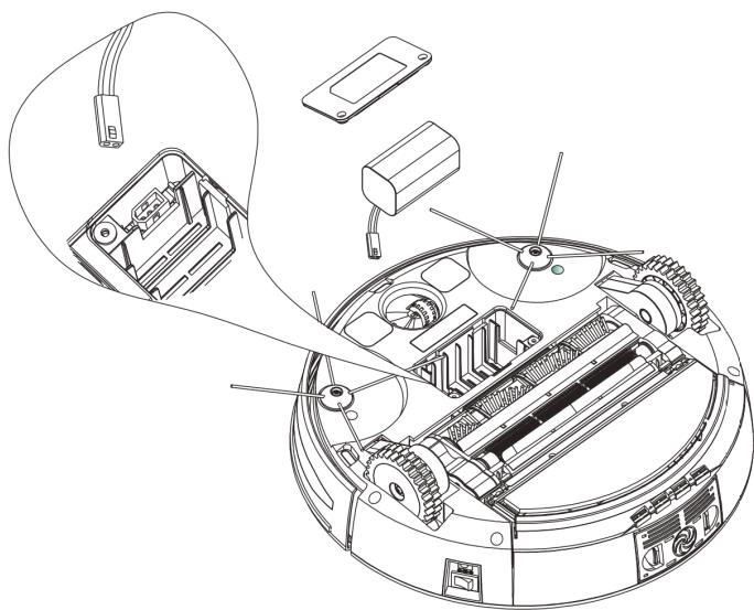 EZICLEAN E.ZiCLEAN TORNADE - Changement de la Batterie - 1