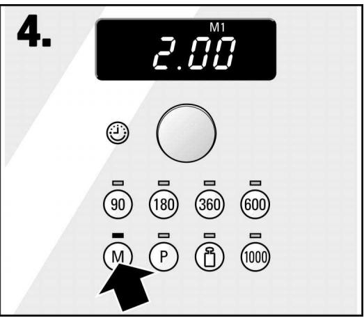 GAGGENAU EM 211-100 NOIR - Mémoriser les réglages - 4