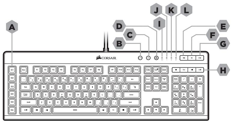 CORSAIR GAMING K55 RGB - Présentation de votre clavier - 1