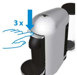NESPRESSO 11595 - Réinitialiser les paramètres de réglage d'usine - 3
