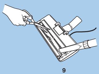 ELECTROLUX 5922 CP OXYGEN - Remplacer le filtre du moteur (réf. EF54) - 7