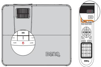BENO W1110 - Mise en marche du projecteur - 4