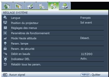 BENO W1110 - Utilisation des menus - 4