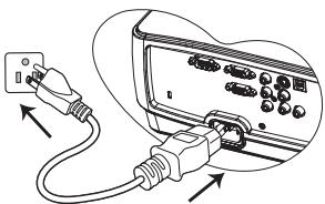 BENO W1110 - Mise en marche du projecteur - 2