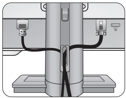 BENO XL2411Z - Connexion de l'alimentation et mise sous tension. - 5