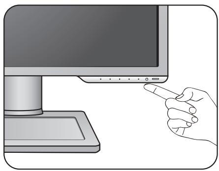 BENO XL2411Z - Connexion de l'alimentation et mise sous tension. - 7