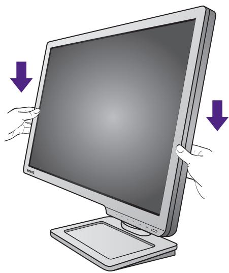 BENO XL2411Z - fixez la base du moniteur. - 7