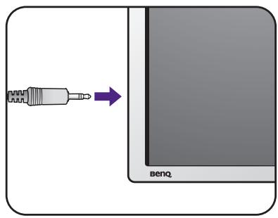 BENO XL2411Z - Connexion de l'alimentation et mise sous tension. - 3
