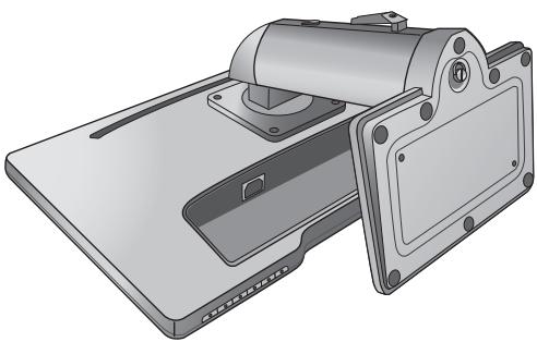BENO XL2411Z - Retirez le support du moniteur. - 1