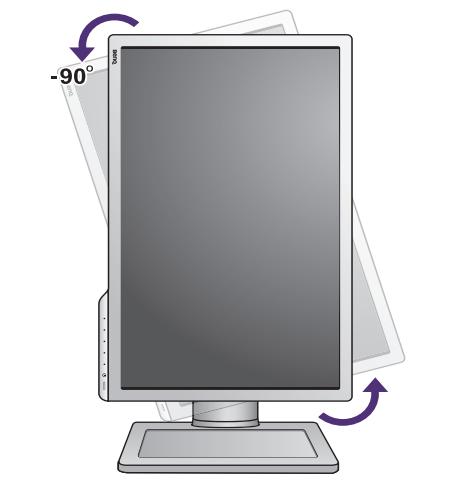 BENO XL2411Z - fixez la base du moniteur. - 6