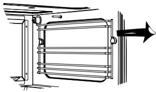 KITCHENAID KOSCX45600 - DÉMONTAGE DES SUPPORTS DE GRILLE - 1
