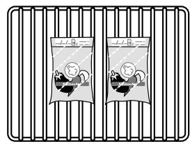 KITCHENAID KOSCX45600 - Informations concernant la conservation des sacs dans le réfrigérateur/congélateur - 3