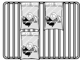 KITCHENAID KOSCX45600 - Informations concernant la conservation des sacs dans le réfrigérateur/congélateur - 4