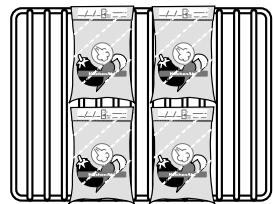 KITCHENAID KOSCX45600 - Informations concernant la conservation des sacs dans le réfrigérateur/congélateur - 5