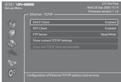 KISS VR-558 - Paramètres divers - 2
