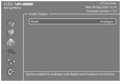 KISS VR-558 - Sortie audio - 1