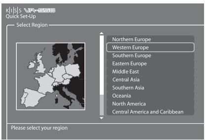 KISS VR-558 - Sélection de la TV - 2