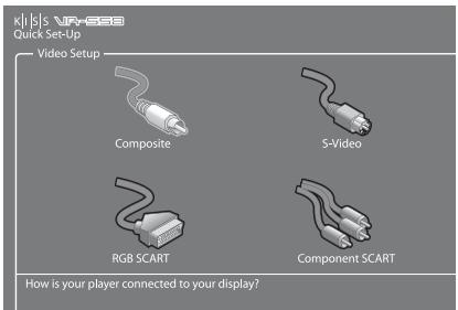 KISS VR-558 - Sélection de la TV - 3