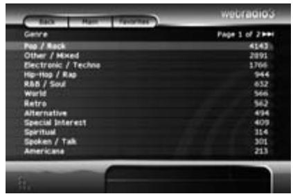 KISS VR-558 - Écoute de la radio sur internet avec webradio 3 - 1