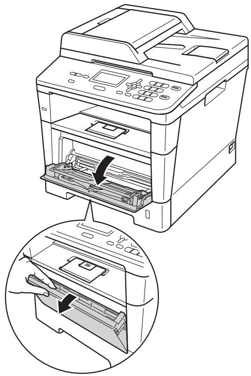 BROTHER DCP8110DN - Chargement de papier dans le bac multifonction (bac MF) - 1