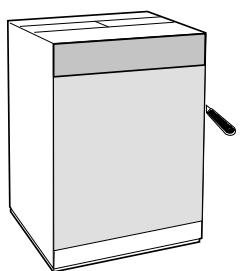 SCHOLTES SMLE129E - Application du panneau d'habillage en bois sur la porte et montage du machine à laver à l'intérieur des éléments: - 1