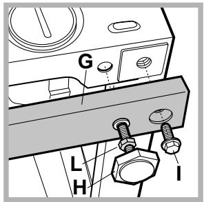 SCHOLTES SMLE129E - Réglage de la machine en hauteur. - 1