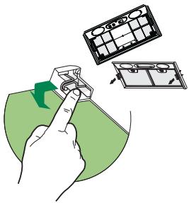 FABER iNCA PLUS 700 iNOXxX - Reemplacement FILTRI anti-graisse synthetique - 2