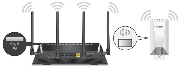 NETGEAR EX7500 - Connexion via WPS - 2