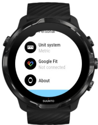 SUUNTO smartwatchz_black - Se connecter à google fit - 2