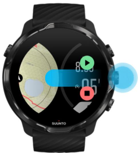 SUUNTO smartwatchz_black - Vérifier votre emplacement en cours de pause - 3