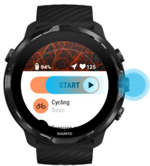 SUUNTO smartwatchz_black - Commencer un exercice en utilisant les cartes - 4