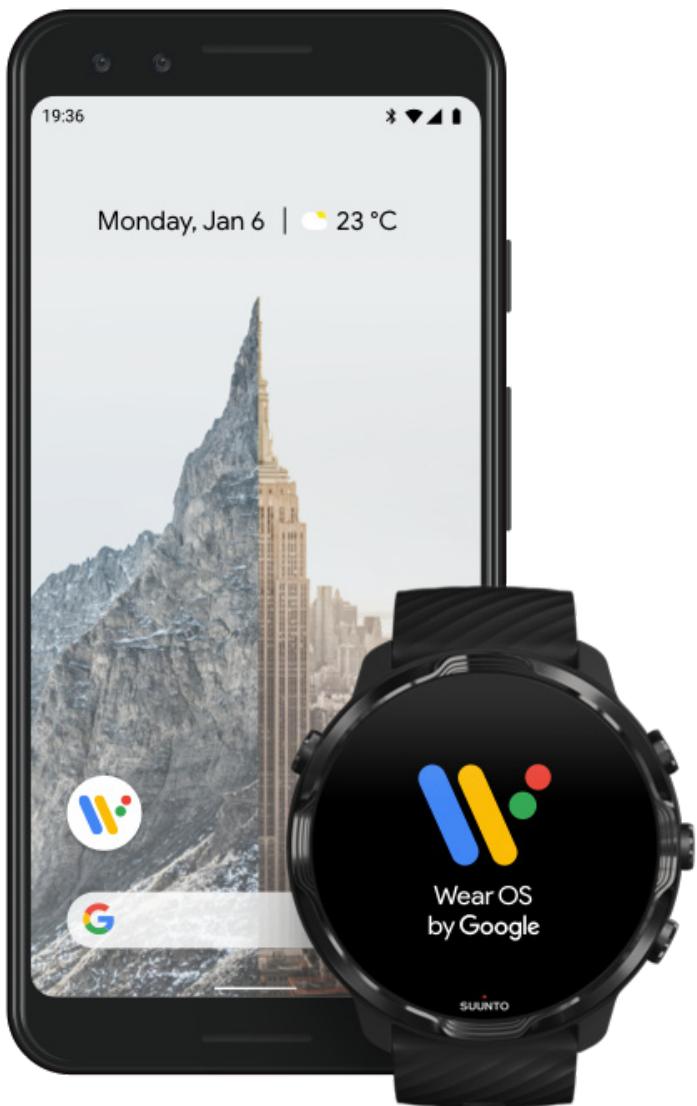 SUUNTO smartwatchz_black - Téléchargez et appairez-la à wear OS by google. - 1