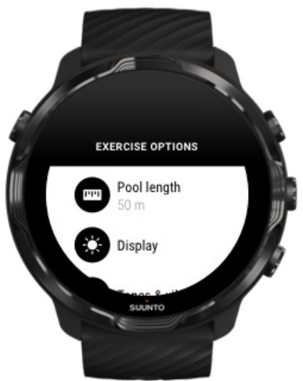 SUUNTO smartwatchz_black - Définir la longueur du bassin - 3