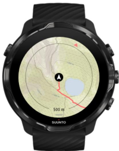 SUUNTO smartwatchz_black - Afficher le chemin emprunté sur la carte - 1