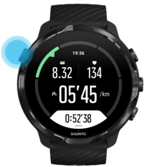 SUUNTO smartwatchz_black - Ouvrir les commandes multimédia en cours d'exercice - 1