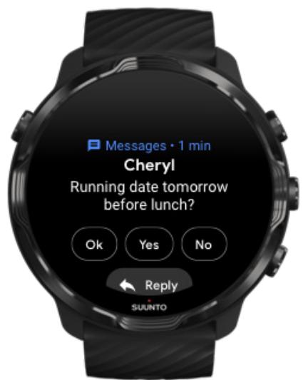 SUUNTO smartwatchz_black - Afficher les nouvelles notifications - 1