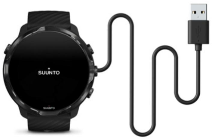 SUUNTO smartwatchz_black - Charge et mise sous tension - 1