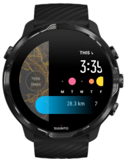 SUUNTO smartwatchz_black - Balayez l'écran vers la droite pour obtenir de l'aide via votre assistant google - 1
