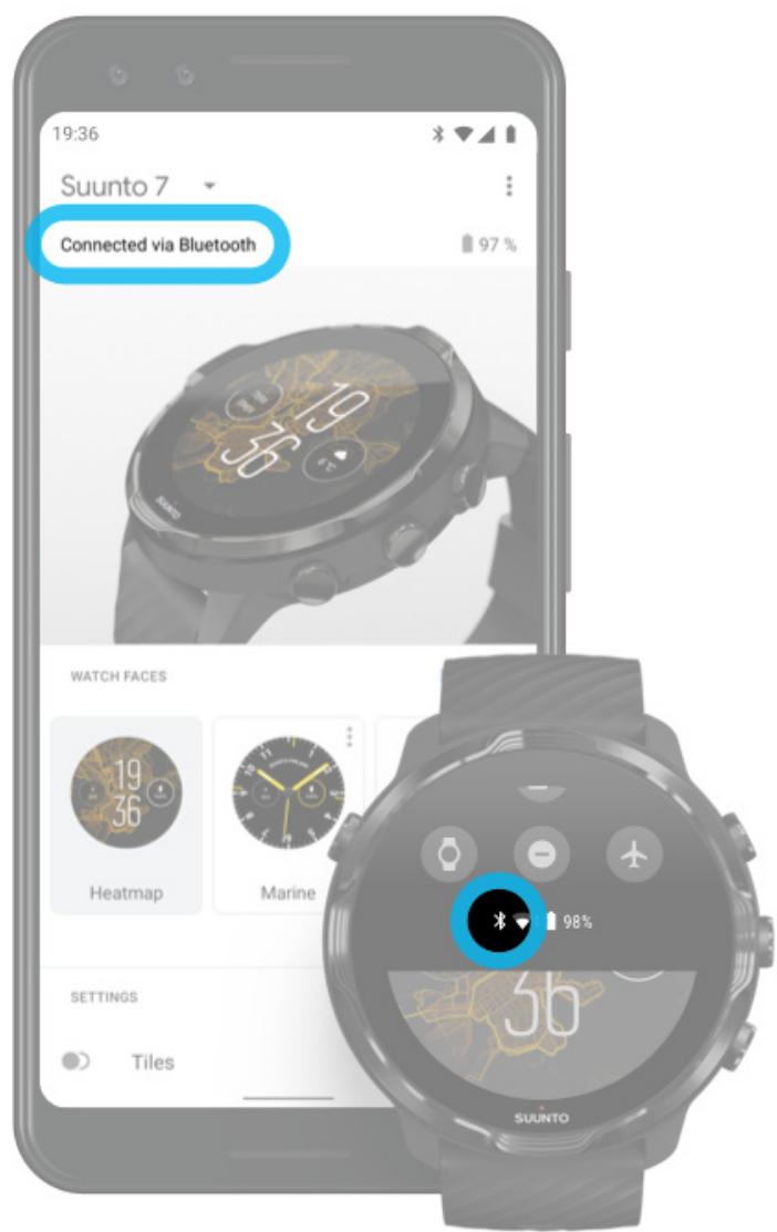 SUUNTO smartwatchz_black - Assurez-vous que votre montre est connectée à internet. - 1
