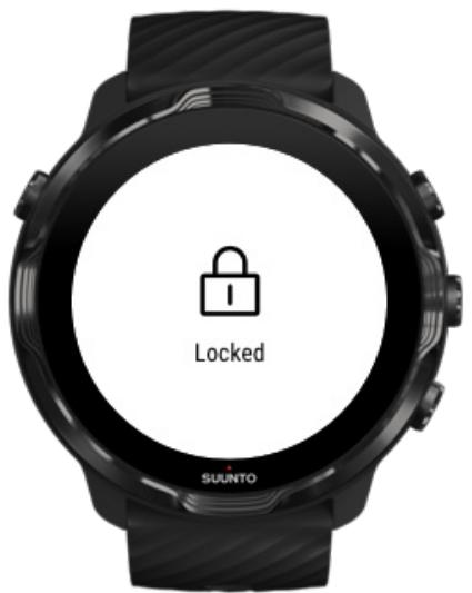 SUUNTO smartwatchz_black - Prévenir toute action accidentelle avec l'écran tactile ou les boutons physiques durant l'exercice - 1