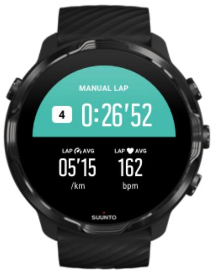 SUUNTO smartwatchz_black - Marquer un tour en cours d'exercice - 1