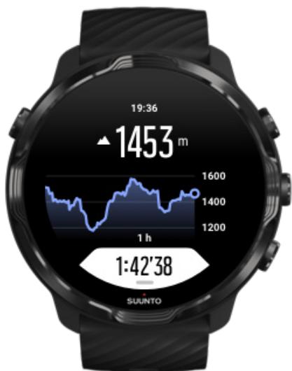 SUUNTO smartwatchz_black - Altitude, ascension et descente - 1