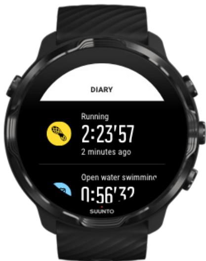 SUUNTO smartwatchz_black - Accéder facilement à votre journal d'activité physique en utilisant votre montre - 1