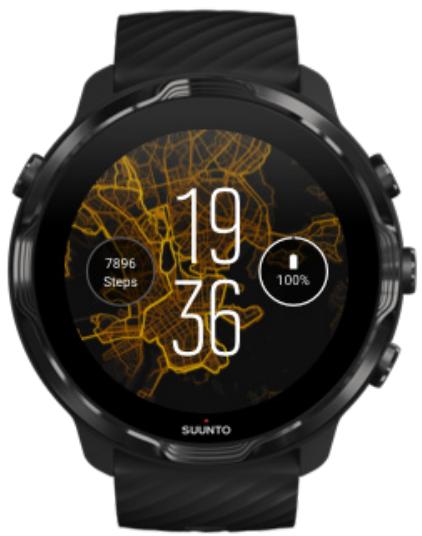 SUUNTO smartwatchz_black - Carte de fréquentation - 1