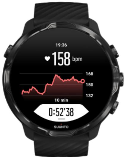 SUUNTO smartwatchz_black - La fréquence cardiaque durant l'exercice - 1