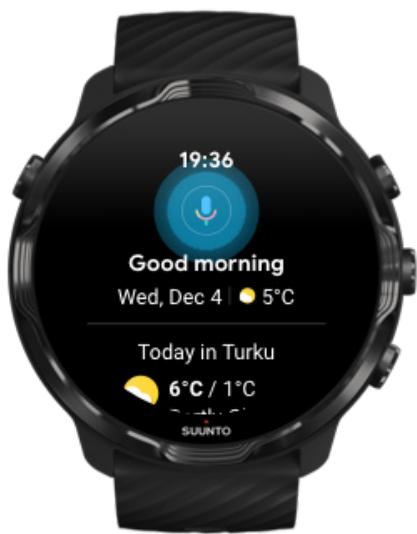 SUUNTO smartwatchz_black - Prise en main de votre assistant google - 1