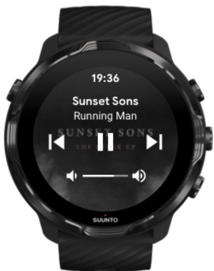 SUUNTO smartwatchz_black - Ouvrir les commandes multimédia en cours d'exercice - 3