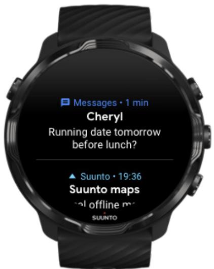 SUUNTO smartwatchz_black - Gérer vos notifications - 1