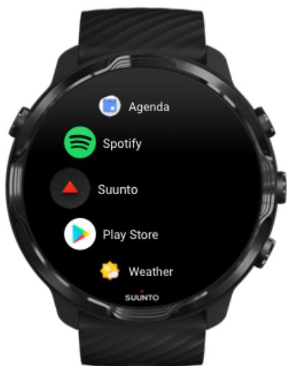 SUUNTO smartwatchz_black - Ouvrez les applications sur votre montre; - 2